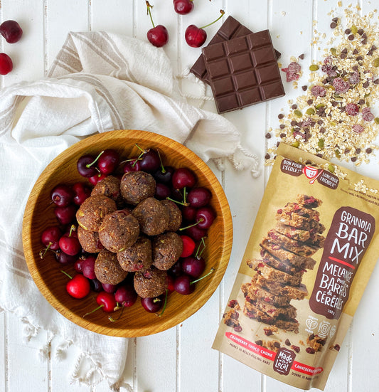 Cherry Mocha Energy Bites