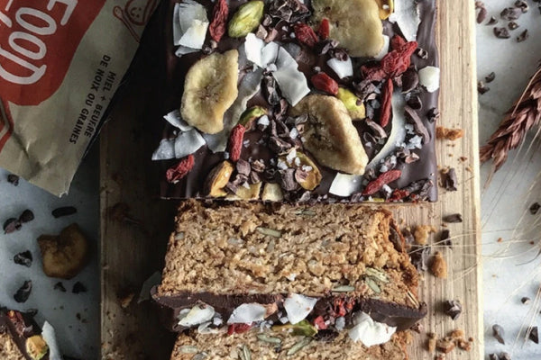 BAR MIX RECIPE | Chocolate Banana Trail Mix Loaf - Made with Local