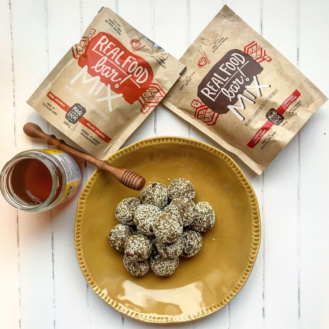 BAR MIX RECIPE | Honey & Tahini Protein Bites